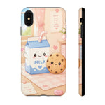 Milk Cookie Phone Case Cute Food Kawaii Tough Cover Gift Art