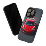 Red C8 Z06 Track Wing Tough Phone Case Cover Gift Art