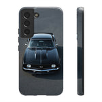 1969 Camaro SS Black Overhead Tough Phone Case Cover Gift Art