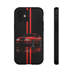 Fox Body Mustang Phone Case, Red 87 Muscle Car Stripe Studio Cover