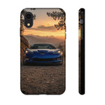 C6 Z06 Corvette Phone Case, Blue Mountain Dusk Cover, Gift