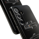 Black Silverado Classic Pickup Tough Phone Case for Chevy Truck Fans
