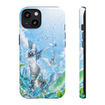 Copy of Silver Butterflies Tough Case | Blue Sky Water Droplets Phone Cover