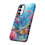 Underwater Coral Reef Phone Case | Colorful Tropical Fish Ocean Scene