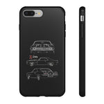 1969 Camaro Z28 Triple View Line Art Tough Phone Case Gift
