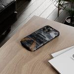 70 El Camino SS Phone Case, Black Classic Car Foggy Mountain Cover