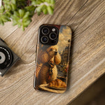 Poodle in Beret Phone Case | Vintage Paris Café Illustration