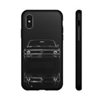 1970 Nova SS Phone Case Black, Classic Muscle Car Cover, Guys Gift