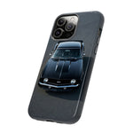 1969 Camaro SS Black Overhead Tough Phone Case Cover Gift Art