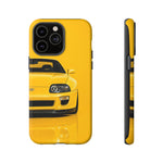 Yellow Supra Phone Case, MK4 90s JDM Legend Tough Protective Cover for Men