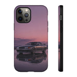 Sunset Skyline GT-R R32 phone case | car reflection, purple dusk