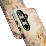 Akita under Cherry Blossoms Dog Breed Phone Case