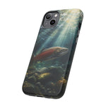 Salmon River Fishing Phone Case, Sunlit Current Cover