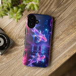 Neon Koi Reflection Vaporwave phone case | Tough Cover
