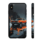 1966 GTO Orange Rainy City Tough Phone Case Cover Gift Art
