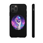 Marble Hand Orb Synthwave Phone Case Mythic Tough Case