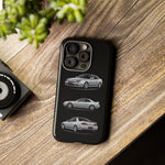 Silver Prelude Sports Coupe Tough Phone Case for JDM Fans