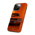Orange Cuda Phone Case, 71 Classic Muscle Car Tough Cover