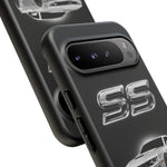 White SS Camaro reflection phone case | Car muscle car phone case