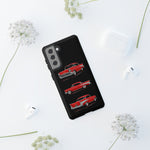 Red 1957 Bel Air Classic Car Phone Case Tough American Multi View
