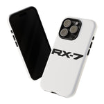 RX-7 Logo Phone Case for JDM Fans, Tough Protective Cover