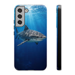 Tiger Shark Phone Case, Dappled Blue Water Tough Cover