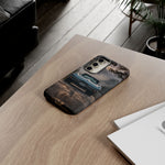 C2 1965 Sting Ray Phone Case, Silver Blue Tough Cover