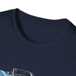 Blue Classic 1967 Corvette Convertible T-Shirt | Sports Car Illustration