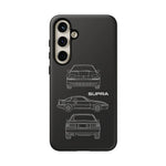 1986 Supra Triple View Line Art JDM Tough Phone Case Cover