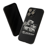White S2000 Roadster Collage JDM Tough Phone Case Cover Gift