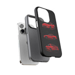 Red MR2 JDM Sports Car Phone Case Tough Multi View