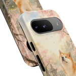 Akita under Cherry Blossoms Dog Breed Phone Case