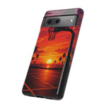 Basketball Court Sunset Phone Case | Tough Phone Case