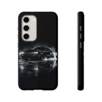 Black Sports Car Illustration 2023 Challenger SRT phone case | Car Drift Reflection