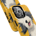 Sheepdog Hair Flip Phone Case Funny Dog Lover Gift