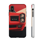 Red Classic GTO Car phone case | Tough phone cover, vintage muscle car design