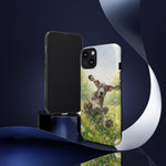 Playful Dog in Meadow Great Dane phone case | Puppy Art Tough Cover