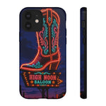 Neon Cowboy Boot phone case | High Noon Saloon design