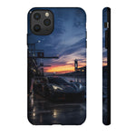 C8 GT Race Car Pit Lane Sunset Phone Case Tough Case