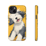 Sheepdog Hair Flip Phone Case Funny Dog Lover Gift