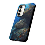 Grouper Reef Phone Case, Sunbeam Ledge Marine Art Tough Cover