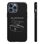 Black S2000 Roadster Collage JDM Tough Phone Case Cover Gift