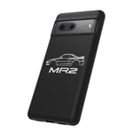 MR2 White Side Silhouette JDM Tough Phone Case Cover Gift