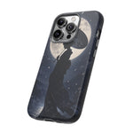 Geisha Parasol Moonlight Art Tough Phone Case