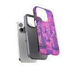Pastel Chess Infinite Board Vaporwave Art Tough Phone Case