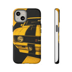 Z28 Yellow Camaro Retro Poster Tough Phone Case