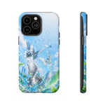 Copy of Silver Butterflies Tough Case | Blue Sky Water Droplets Phone Cover