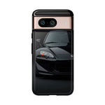 Black S2000 Low-Key Minimal Tough Phone Case for JDM Fans