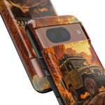Land Cruiser FJ40 Classic 4x4 Red Rock Canyon Art Tough Phone Case