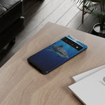 Tiger Shark Phone Case, Dappled Blue Water Tough Cover